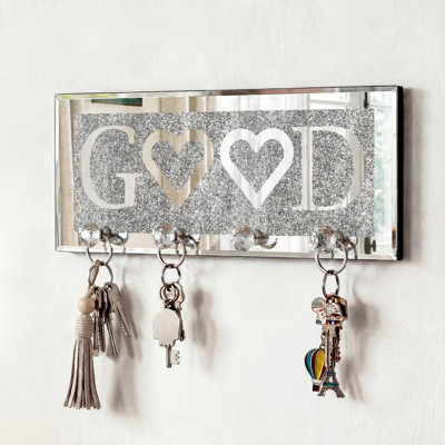 Good Handmade Wall Key Hook with Mirror