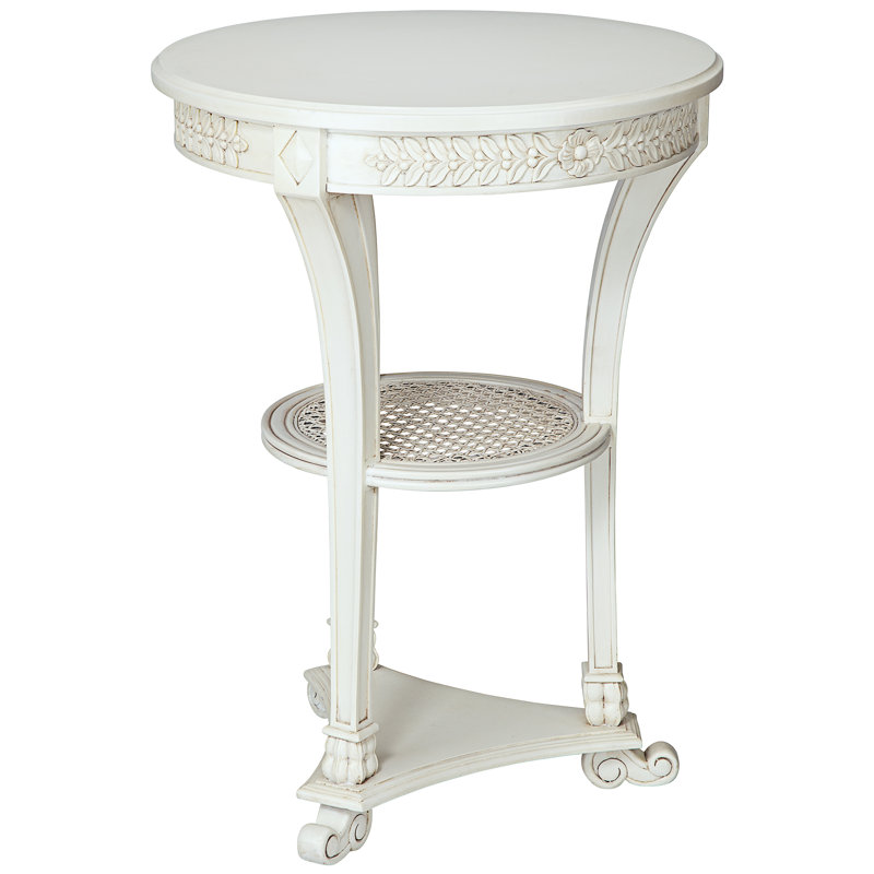 Black Panther Sculptural Glass Top End Table