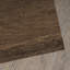 Table basse en bois avec tablettes ouvertes, brun