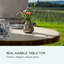 Round Stone Outdoor Bistro Table - 57.5 cm W-69900707