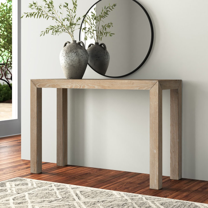 Tony 48'' Console Table, Natural Oak