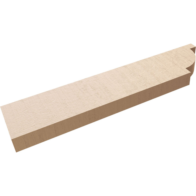 Alpine Woodgrain TimberThane Rafter Tail, Primed Tan, 6" H x 28" W x 2" D