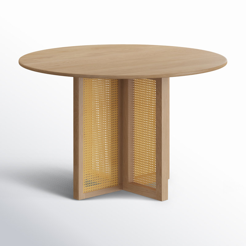 Calila 47" Cane Dining Table, Natural