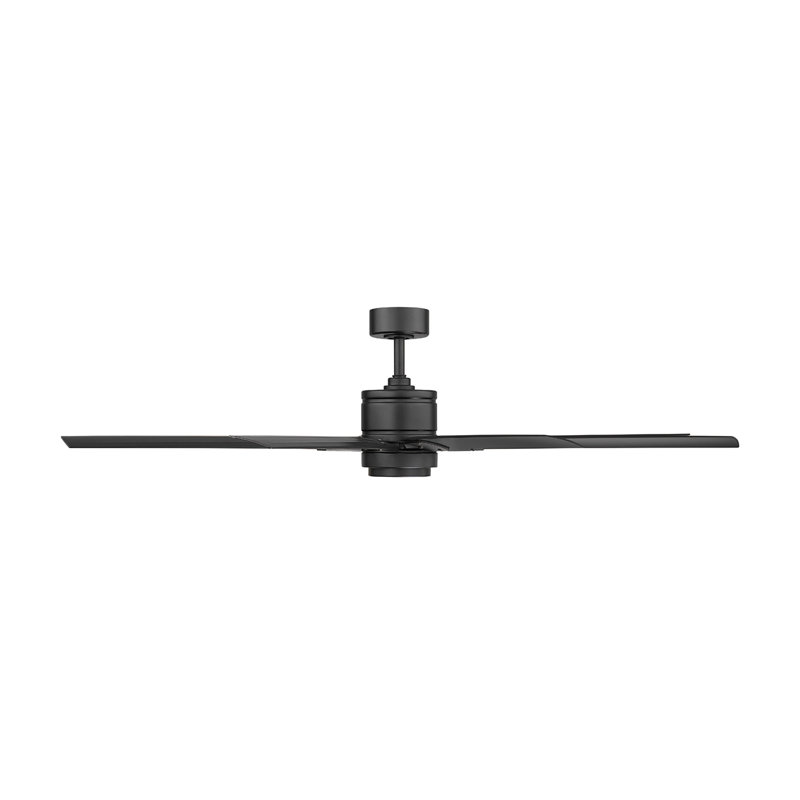 Renegade 8 - Blade Outdoor Integrated LED Smart Standard Ceiling Fan with Remote Control and Light Kit Included, 3000K, 66"