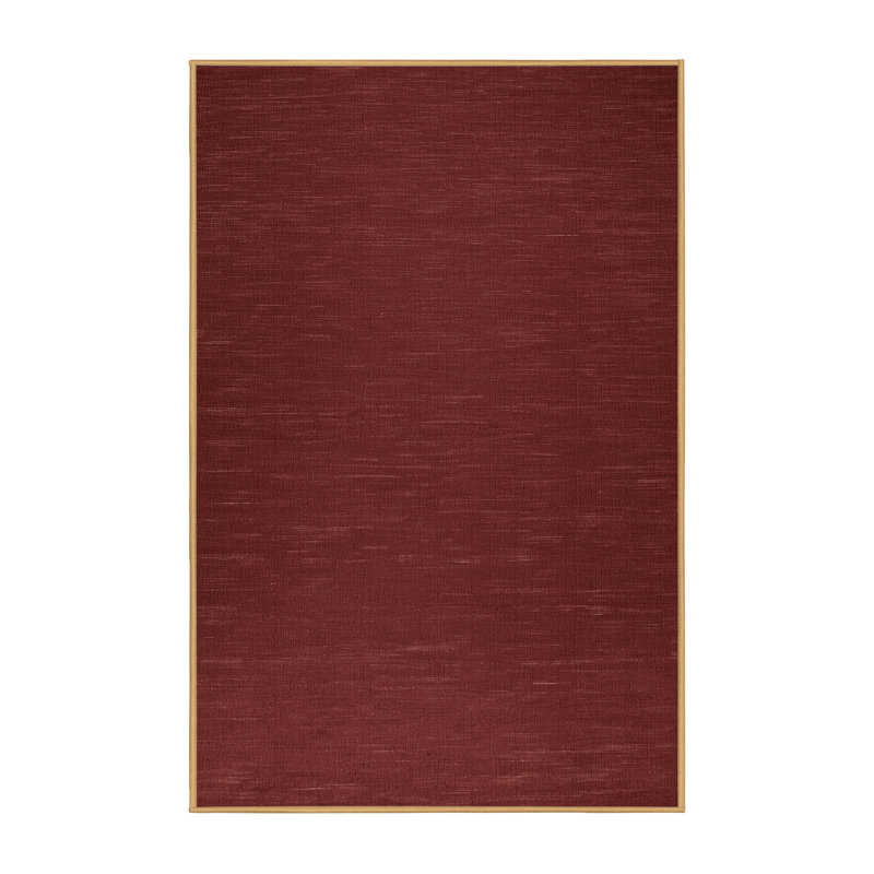 Machine Washable Solid Brown Area Rug, Rectangle 2' x 3'