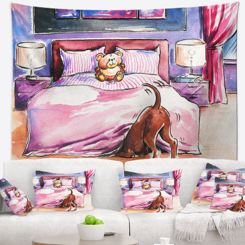Polyester Tapestry, 32" H x 39" W