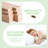 Queen Size Kids Floor Bed with Safety Rails and Door, Low Profile Pine Wood Bed for Independent Sleep, Natural-117497429-117497433