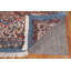 Tapis traditionnel bleu rétro 10 x 13