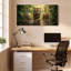 «Tigers In Jungle», ensemble de 1 reproduction d'art sur toile tendue sur toile-1672708971