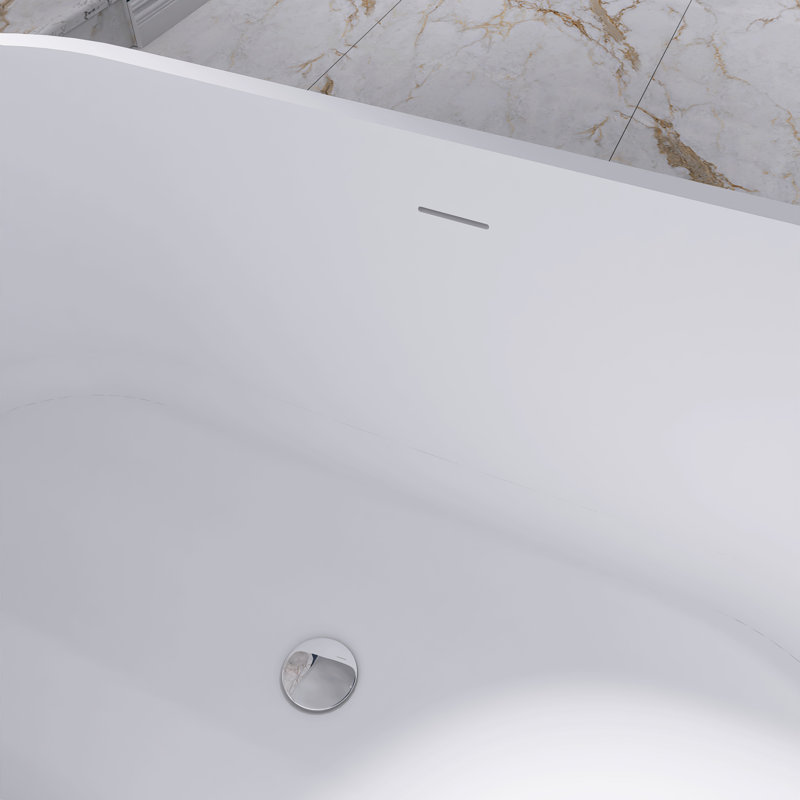 Baignoire de trempage autoportante 63 po. X 29,5 po. 63 po. X 29,5 po.