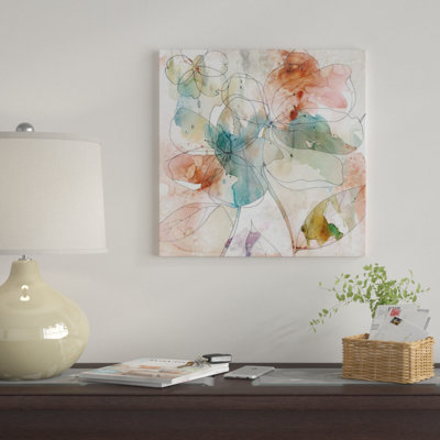 « floral flow ii », impression sur toile