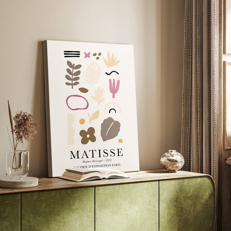 Matisse CCxxxix, reproduction d'art encadrée sur mesure, galerie Cavas, H 60 po x l 40 po