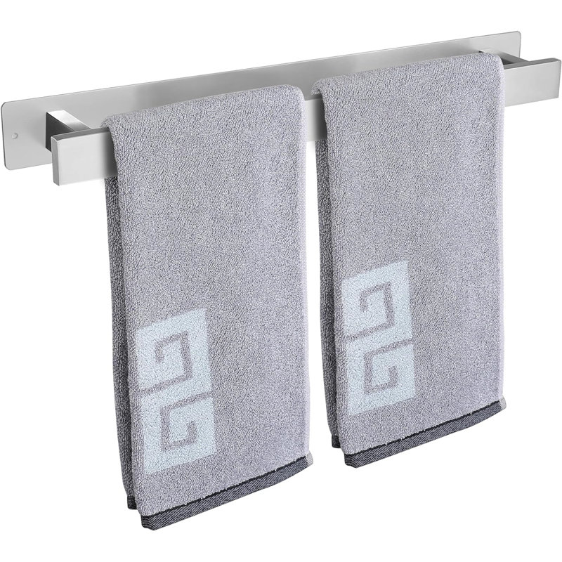 Porte-serviettes de salle de bain, Nickel brossé