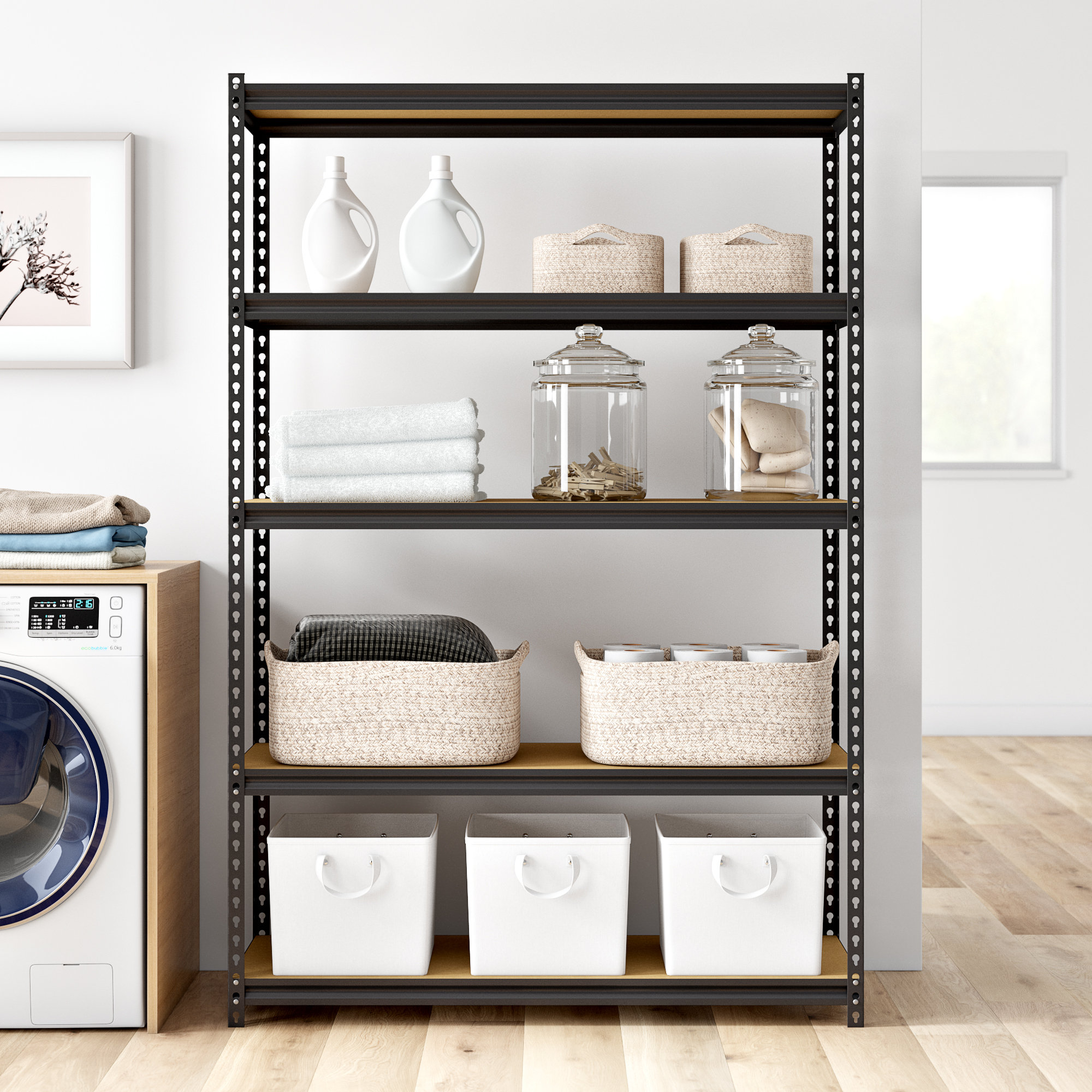 Metal storage shelving clearance units