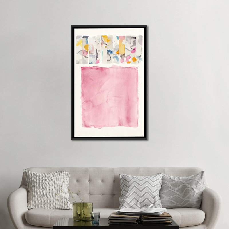«Day Dream III», impression sur toile, H 26 po x l 18 po x P 1,5 po, Papier d'art encadré noir, Pas de tapis