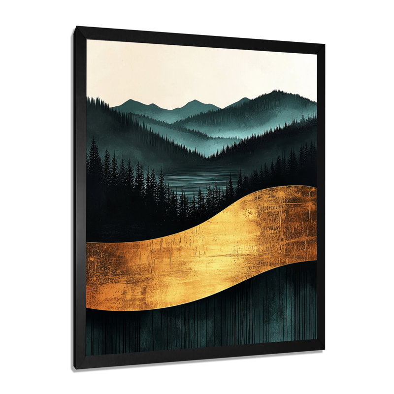 Senga - Landscapes Wall Art Prints, Noir, H 20 po x l 12 po, Reproduction encadrée d'une seule photo