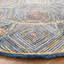 Tapis géométrique en laine et en coton touffeté à la main Emmamarie-1120956288