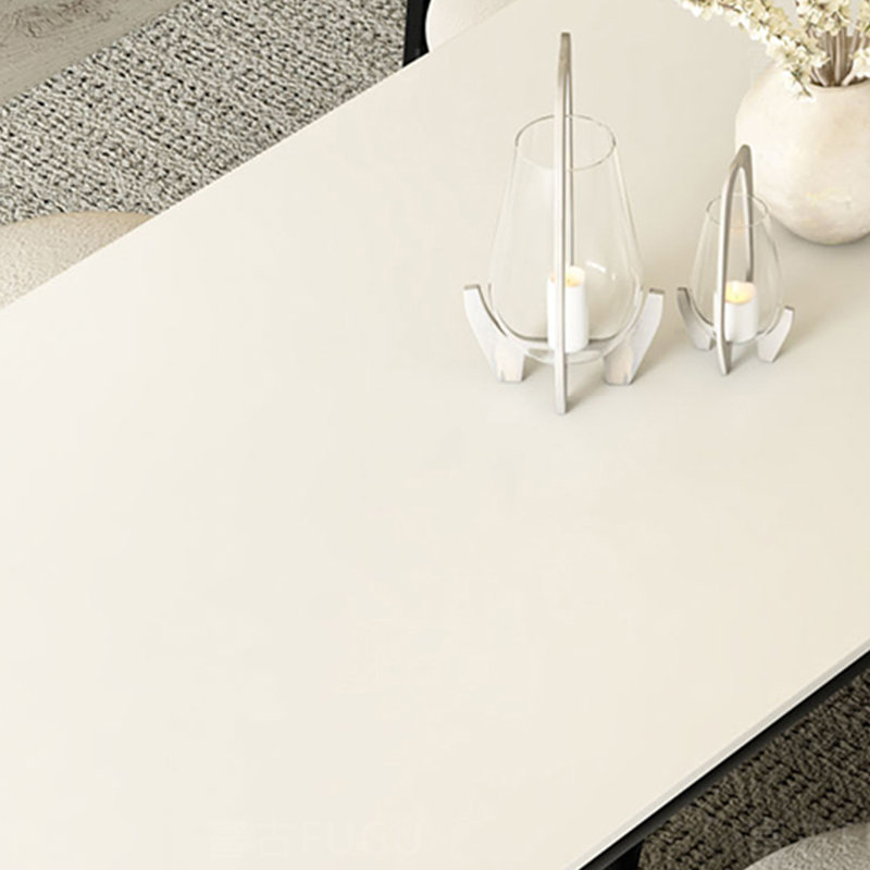Bureau en granit, à usage domestique, de forme rectangulaire, H 29,53 po x l 62,99 po x P 31,5 po