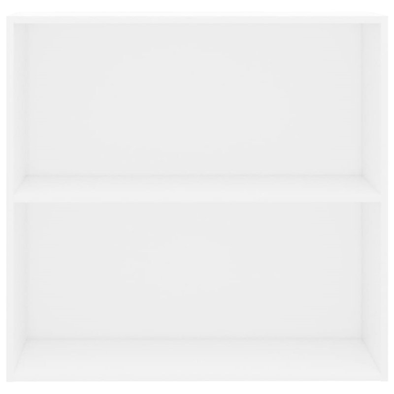 Gena 76.5cm H x 80cm W Standard Bookcase, White