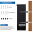 Boîtes aux lettres avec serrure à clé pour clôture de porte avant, boîte aux lettres grande capacité, 14,3 po x 4,1 po x 11,8 po, noir, SM-HPB911BN