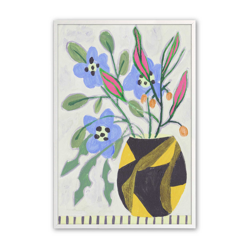 «Patchwork Vibrance I» par Melissa Wang, reproduction d'art sur toile, H 16 po x l 12 po, Encadrement ouvert sans papier mat