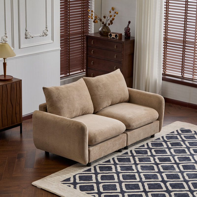 Ryder Modular Sectional Sofa, 34" H x 69" W x 35.5" D, Nomad