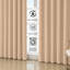 Premium Blackout Eyelet Curtain Panels - Thermal Insulated, Noise Reducing Grommet Room Darkening Window Curtains for Bedroom and Living Room-1950068618-1950068621