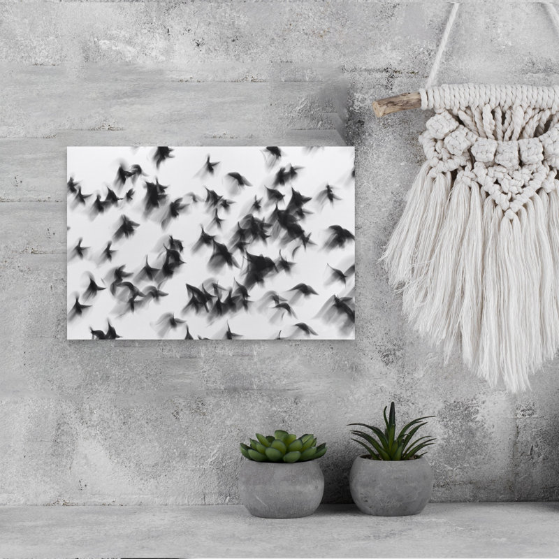 Dashiell Contemporary Art Contemporary Bird Fly Wall Art - Wrapped Canvas Print, 45.72 cm H x 30.48 cm W