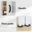 Portes doubles de grange coulissantes 40 "x 96" 5-Lite-117400846