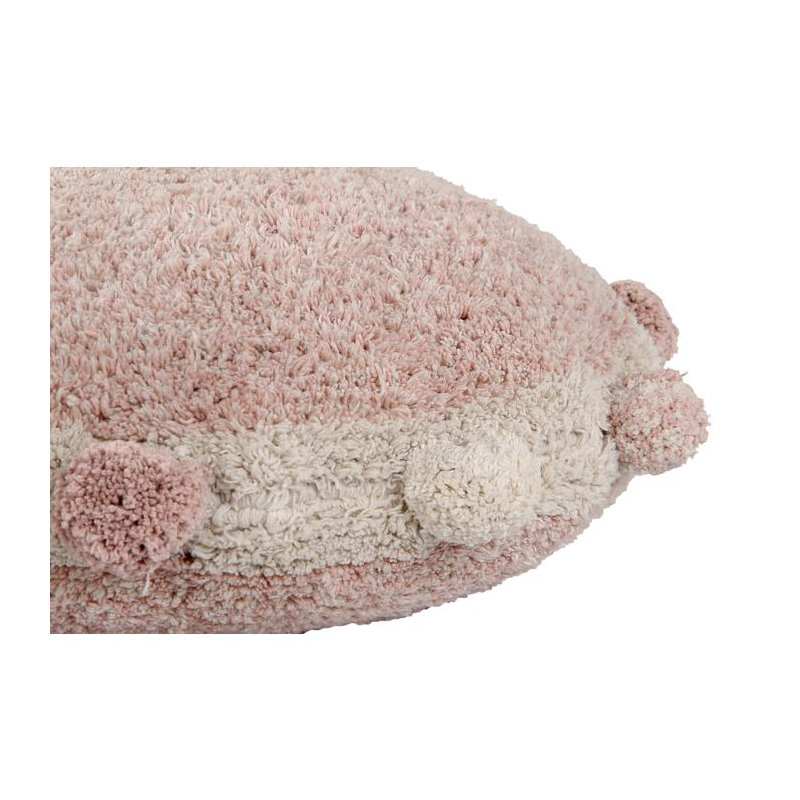 Bubbly Circular Pillow Cover & Insert, Vinatge Nude