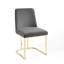 Chaise d'appoint de salle à manger en velours Amplifier Base Performance-1253133069-1253133070
