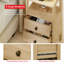 Smart charging storage modern wooden nightstand for compact spaces