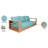 Gazel 87'' Wide Teak Patio Sofa with Cushions-86504301