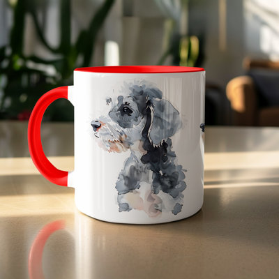 Artistic Doberman Watercolor Design 11oz Coffee Mug