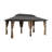 14 x 20ft Aluminum Hardtop Gazebo with Galvanized Steel Roof, Curtains & Mosquito Netting for Patio, Garden & Backyard-124582891