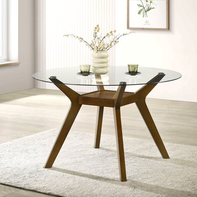 Table de salle à manger brune