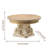 Vintage Wooden Pedestal Cake Stand, Wood Cake Plate for Dessert and Pastry Display