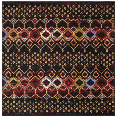 Poarch Geometric Multicolor Area Rug