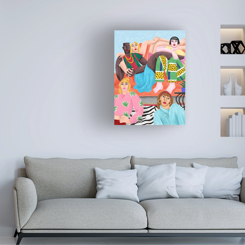 Art sur toile "Cépé La Coloc", H 19 po x l 14 po