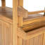 Chariot-bar d'extérieur en bois d'acacia Murphy