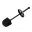 Porte-brosse de toilette en bronze résistant à la rouille avec couvercle, ensemble de nettoyage parfait pour cuvette de salle de bain (1, brosse de toilette en bronze)
