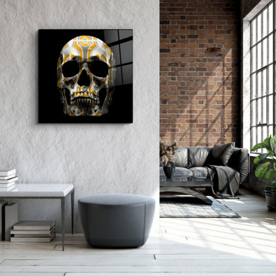 Élégante peinture décorative en verre trempé, 40 x 40 po | 100% verre trempé, épaisseur: 0,16 pouce | Impression UV pour des couleurs éclatantes et une durabilité | Parfait pour la décoration intérieure et les amateurs d'art