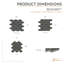 Reward™ Dove 10" x 11" Porcelain Fish Scale Mosaic Tile