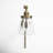 Alans 1 - Light Dimmable Natural Brass Swing Arm