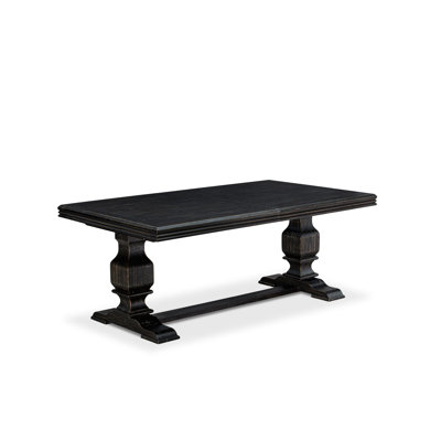 A Wooden Dining Room Table with Removable Rectangular tabletop – (Finish Option).