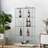 Curio Cabinet Display Glass Cabinet with Lockable Double Doors-664980170