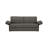 Cappe 72" Top Grain Leather Queen Slim Folding Arm Sleeper Sofa Bed with Memory Foam Mattress-1902678969