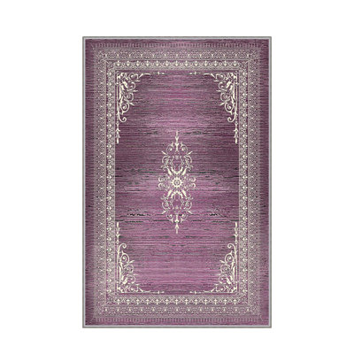 Tapis d'entrée élégant, 31,5 po x 78,7 po | 100% polyester, hauteur des poils de 0,4 pouce | Pois antibactérien et antidérapant en feutre de PVC | Lavable à la machine, conception tissée durable | Parfait pour les vestibules et les espaces de vie