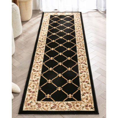 Heckson Oriental Synthetic Area Rug