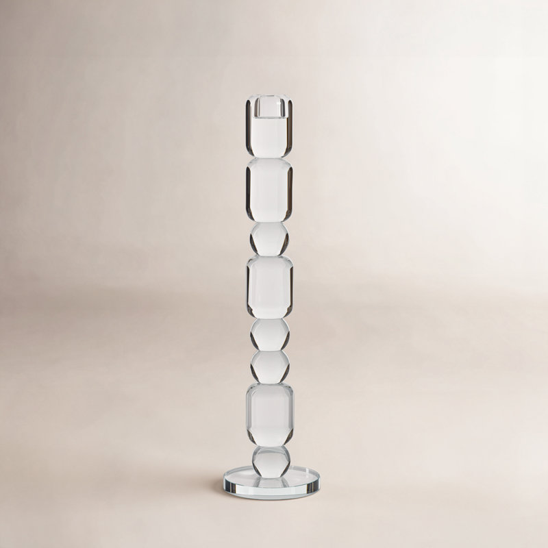 Bougeoir de table, H 15 po x l 3,5 po x P 3,5 po